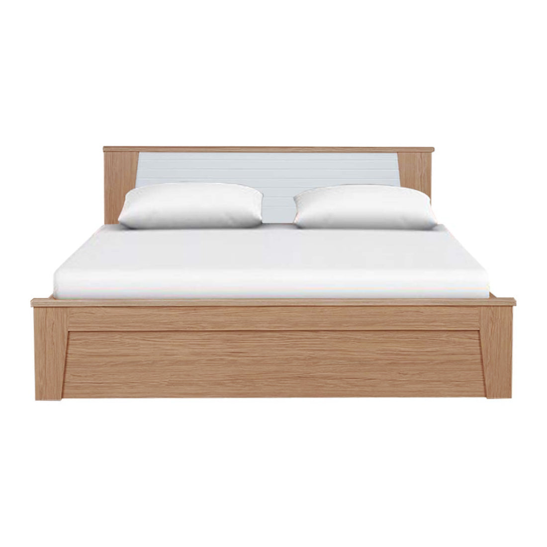 Ambra  King Bed with Hydraulic Storage in Oak Colour